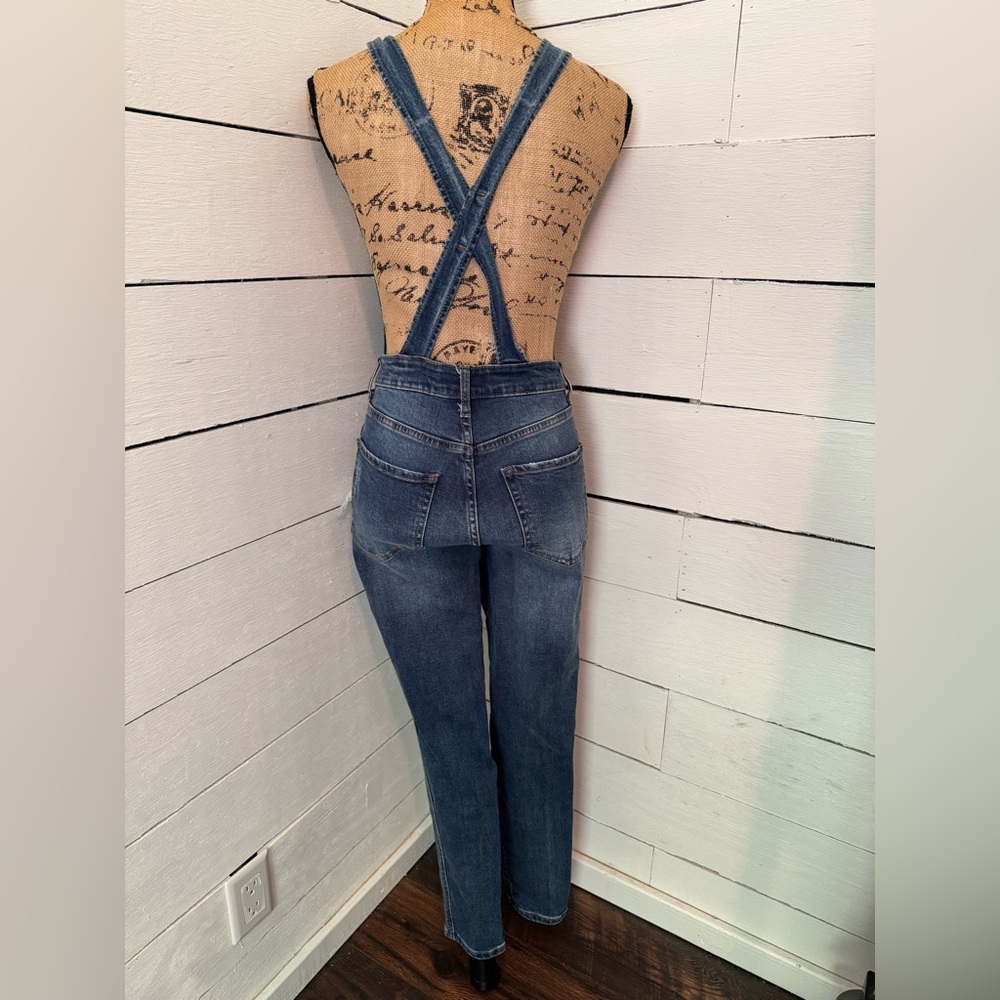 Blue Denim Women's Overalls - Picture 5 of 5